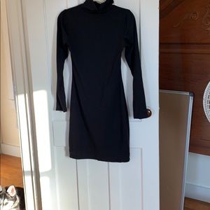 Black Peep Hole Back Mini Dress